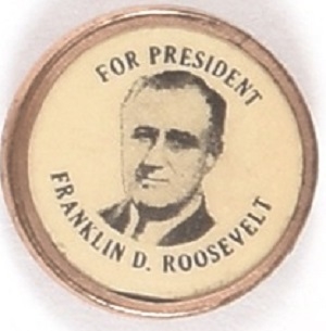 Franklin Roosevelt Framed Celluloid