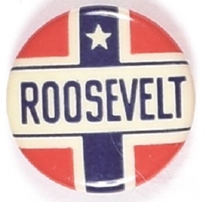 Franklin Roosevelt One Star Celluloid