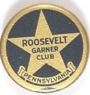 Roosevelt-Garner Club, Pennsylvania