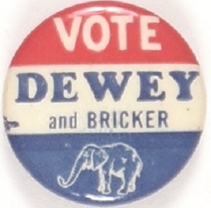 Vote Dewey and Bricker