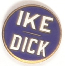 Ike and Dick Enamel Clutchback