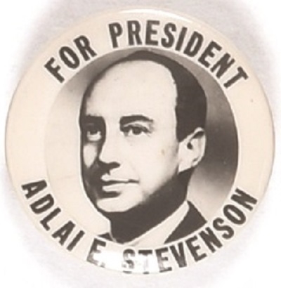 Stevenson for President Sharp Photo