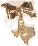 LBJ Cowboy Boot Metal Texas Pin