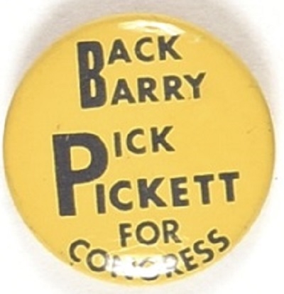 Back Barry, Pick Pickett for Congress Georgia Coattail