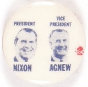 Nixon, Agnew Unusual Jugate