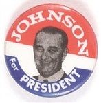 Johnson for President RWB Celluloid