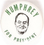 Humphrey for President Green Letters