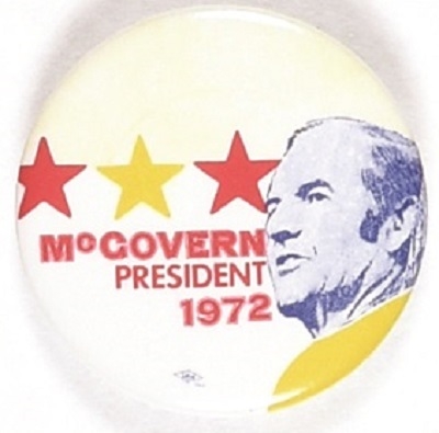 McGovern Red, Yellow Stars Celluloid