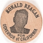Reagan for Governor Wooden Nickel