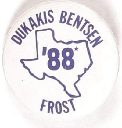 Dukakis, Bentsen, Frost Texas Coattail