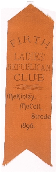 McKinley Firth Ladies Club Nebraska Coattail Ribbon