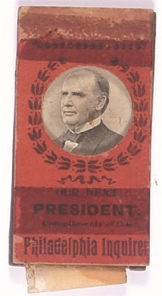 McKinley Unusual Mechanical Cardboard Badge