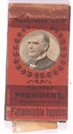 McKinley Unusual Mechanical Cardboard Badge