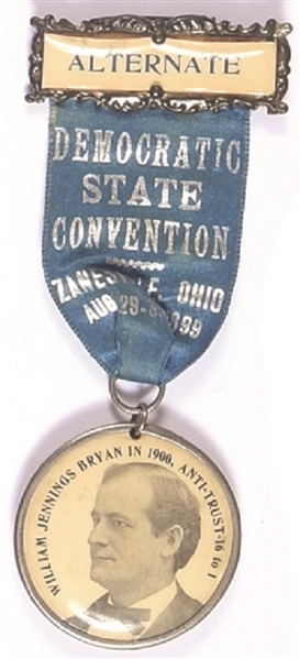 Bryan Ohio Democratic Convention Badge