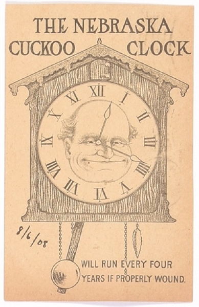 Bryan Nebraska Cuckoo clock Postcard