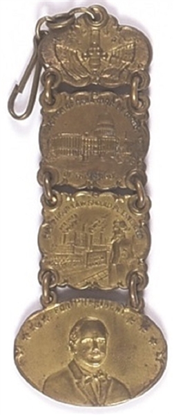 William Jennings Bryan Mechanical Badge