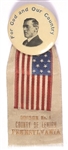 Wilson For God and Country Pin, Ribbon