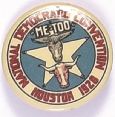 Smith Me, Too 1928 Convention Badge