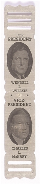 Willkie, McNary Bookmark