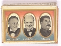 FDR, Churchill, Stalin Matchbox Holder