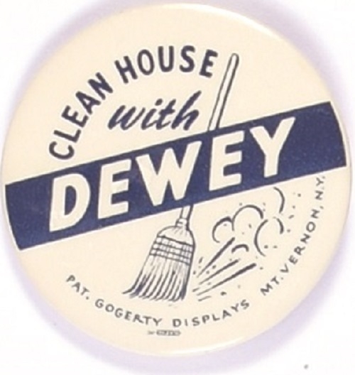 Clean House With Dewey Large Size Celluloid