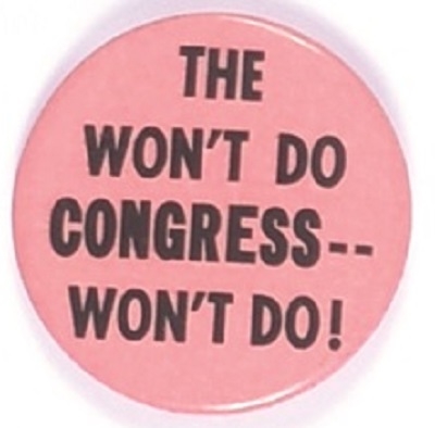 The Wont Do Congress ... Wont Do!