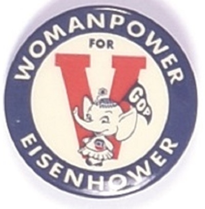 Eisenhower Woman Power Small Elephant