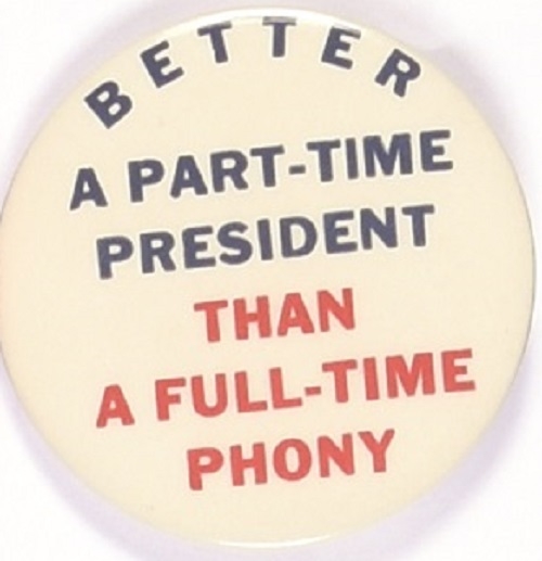 Eisenhower Better a Part-Time President