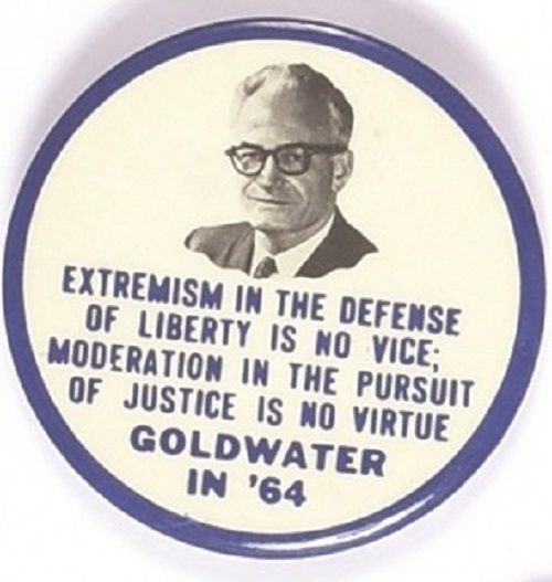 Goldwater Extremism in the Defense of Liberty Pin