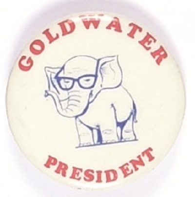 Goldwater for President Elephant Celluloid
