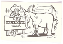 LBJ Experimental Ranch Postcard