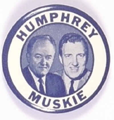 Humphrey, Muskie Blue and White Jugate