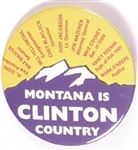 Montana is Clinton Country