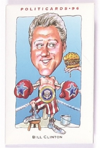 Clinton Scarce Politicards Pin