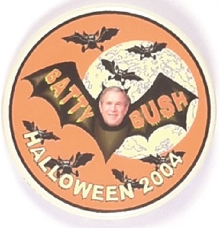 Batty Bush Halloween Pin