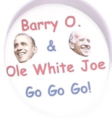 Obama Barry O and Ole White Joe