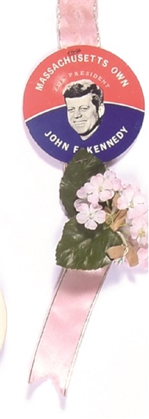 JFK Badge with Ribbon, Flower