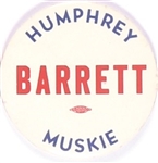 Humphrey, Muskie, Barrett Pennsylvania Coattail