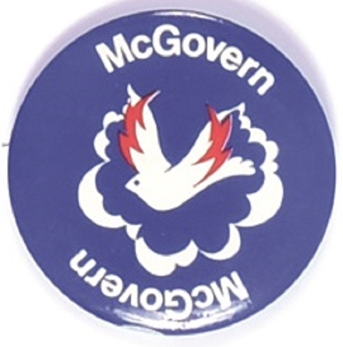 McGovern Scarce Peace Dove Celluloid