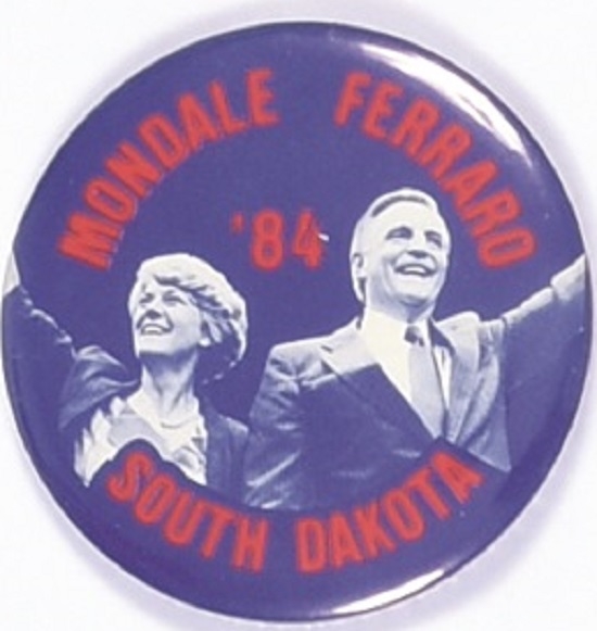 Mondale, Ferraro South Dakota Celluloid