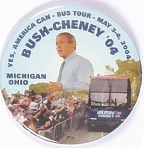 GW Bush Ohio and Michigan Bus Tour