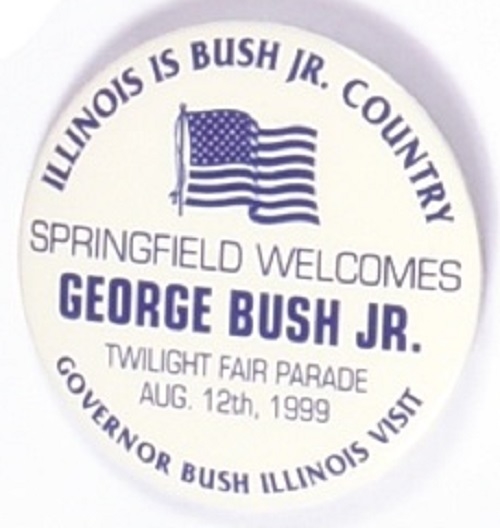 Springfield Welcomes George W. Bush Twilight Fair Parade