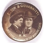 Ettor and Giovannitti IWW Pin