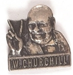 Churchill V for Victory Memorial Stickpin