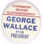Wallace Common Sense Government