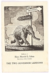 Anti Landon Pamphlet by Harold Ickes