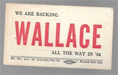 Wallace All the Way in 64 Campaign Card