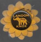 Landon GOP Elephant, Sunflower