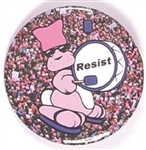 Resist! Women Anti Trump Energizer Pin by Brian Campbell