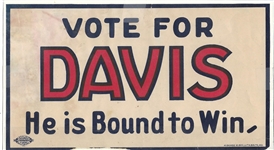 Davis Bound to Win Sticker